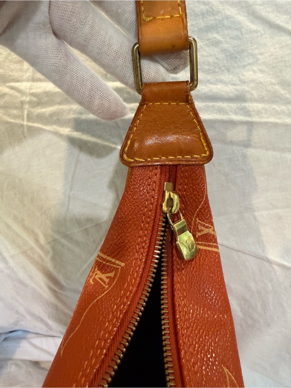 Vintage Louis Vuitton Cup Le Touquet Shoulder Bag In Red - Limited America’s Cup - Picture 11 of 16